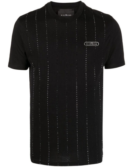 John Richmond T shirt Lodoga Rmp22165ts Μαύρο