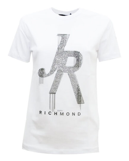 John Richmond T shirt Winnipeg Rwp22182ts Λευκό