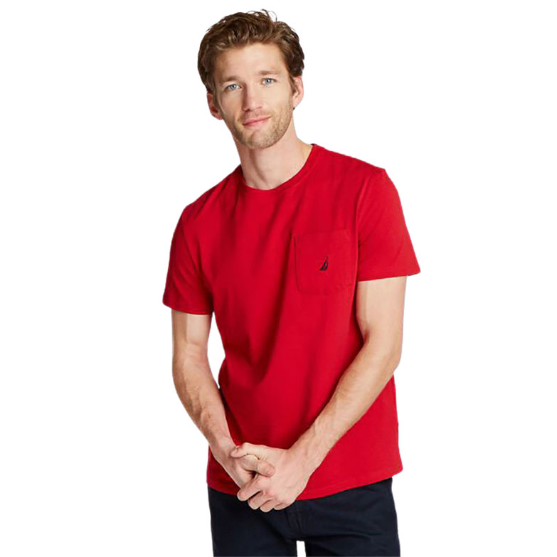 Nautica Μπλούζα T-shirt V41050 Κόκκινη