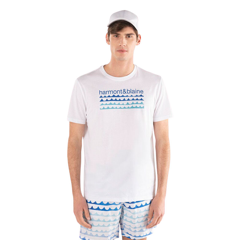 Harmont & Blaine Μπλούζα T-shirt IRJ201 Λευκό
