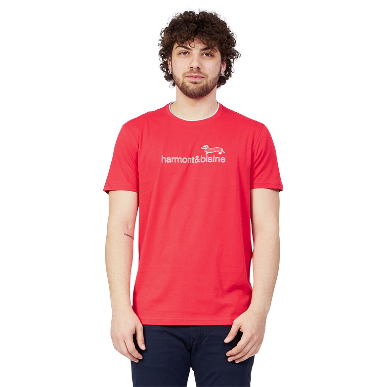 Harmont & Blaine Μπλούζα T-Shirt IRJ197 Κόκκινο