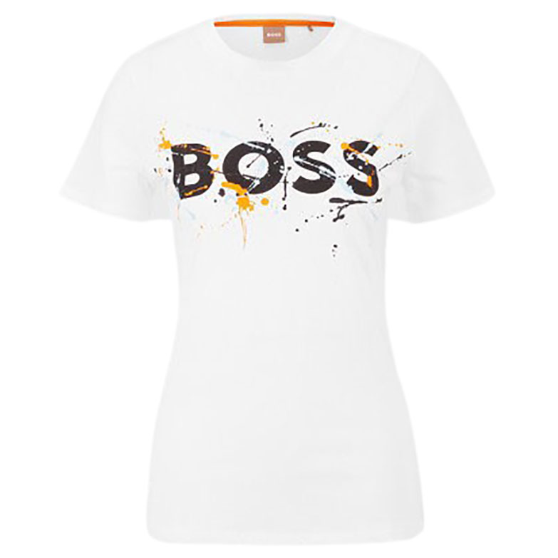 Boss Elogo Μπλούζα 50479981 Λευκή