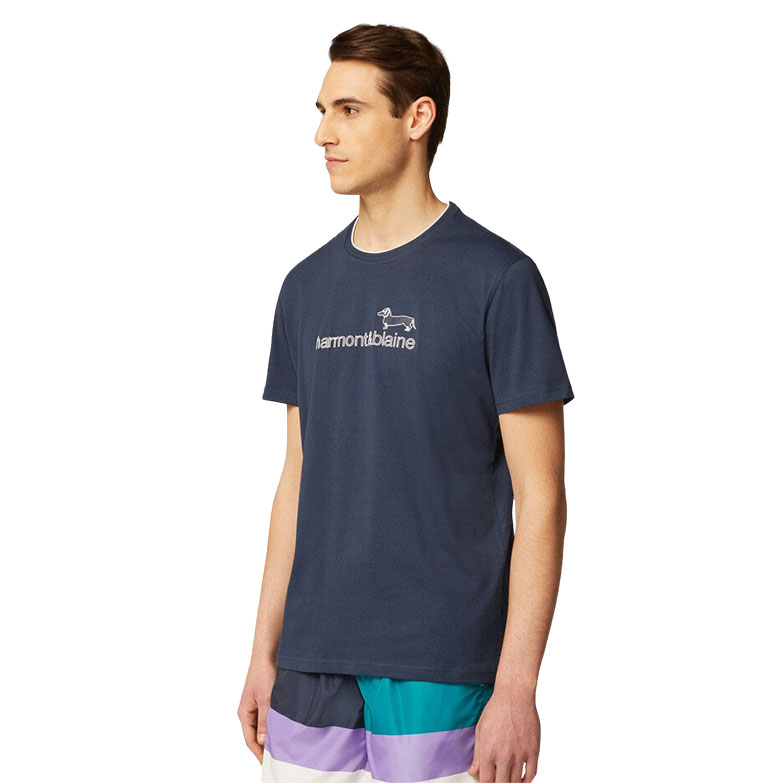Harmont & Blaine Μπλούζα T-Shirt IRJ197 Μπλε