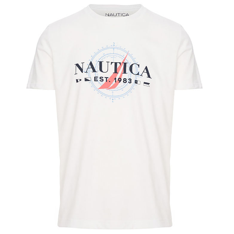 Nautica Μπλούζα T-shirt CV35700 Λευκό