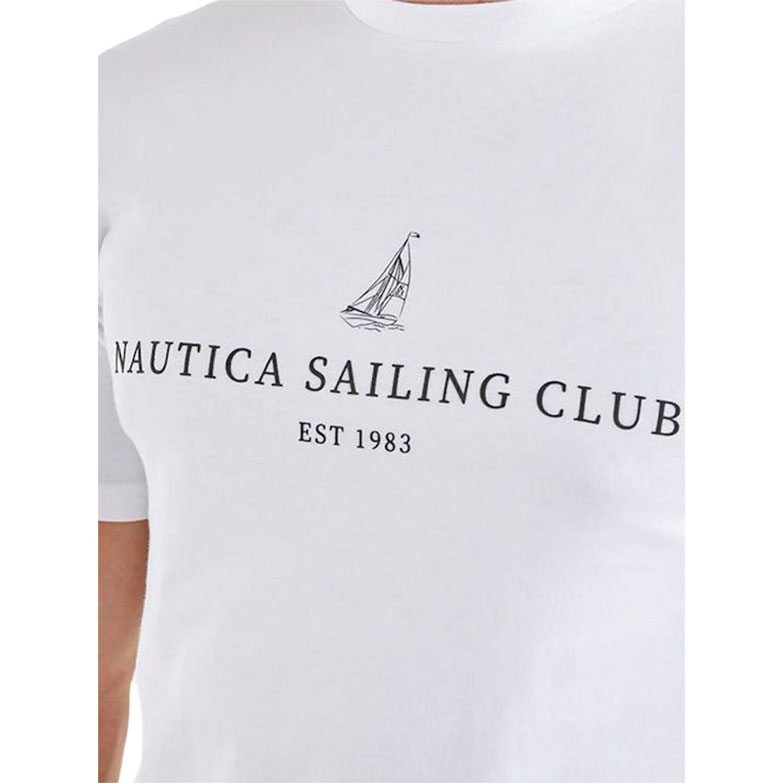 Nautica Μπλούζα T-shirt N1I00873 Λευκό