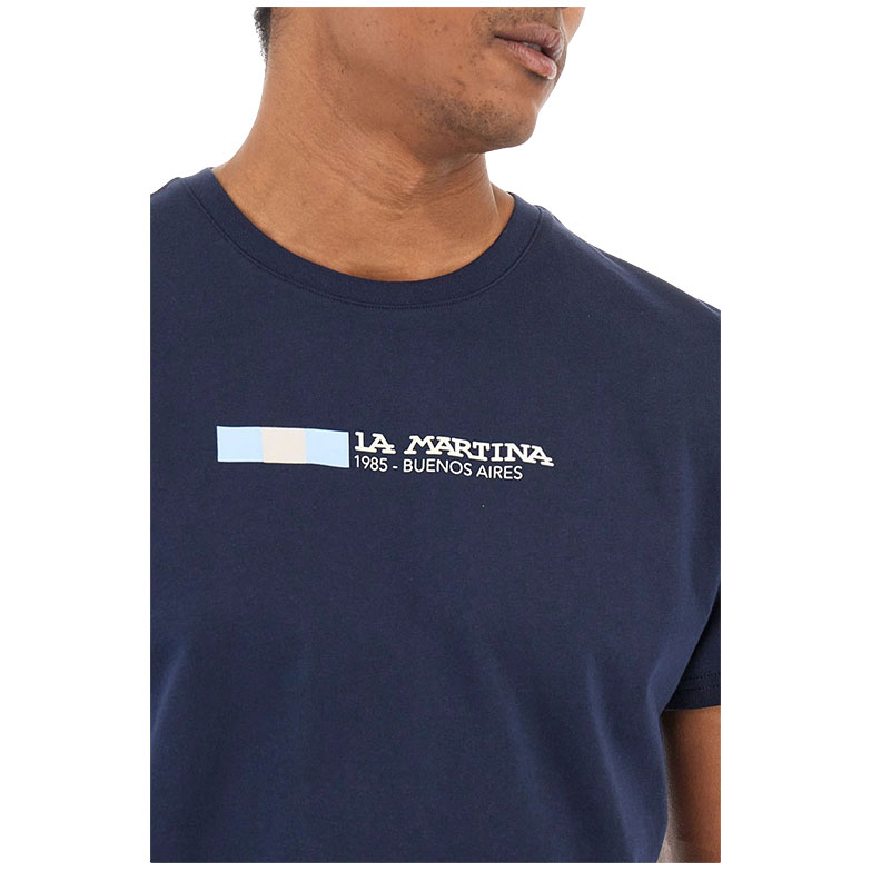 LA MARTINA Μπλούζα T-shirt ΚΜ Μπλε