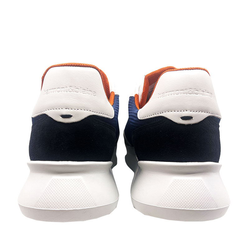 HARMONT & BLAINE Ανδρικό Δερμάτινο Sneaker Μπλε Multi